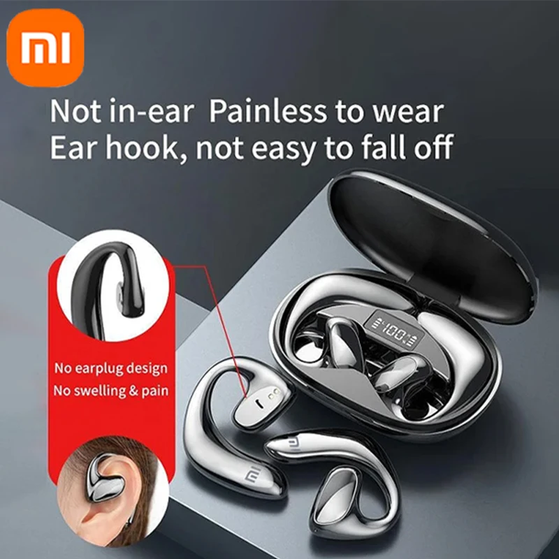 Xiaomi S900 TWS Wireless Headphones Bluetooth Headset Bone Conduction Open Ear Hanging Sports Earbuds Noise Reduction Earphones