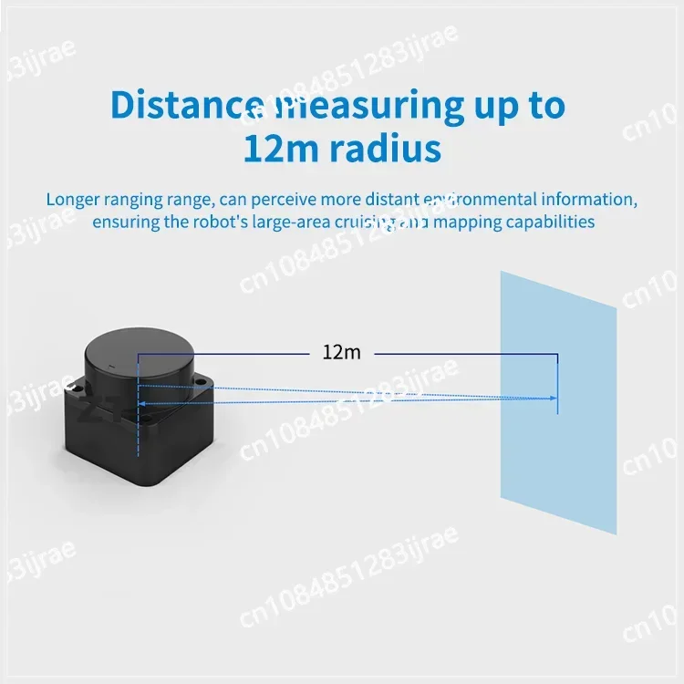 LD06 Range 12m DTOF Lidar Sensor Lidar Scanner Indoor Lidar Scanner