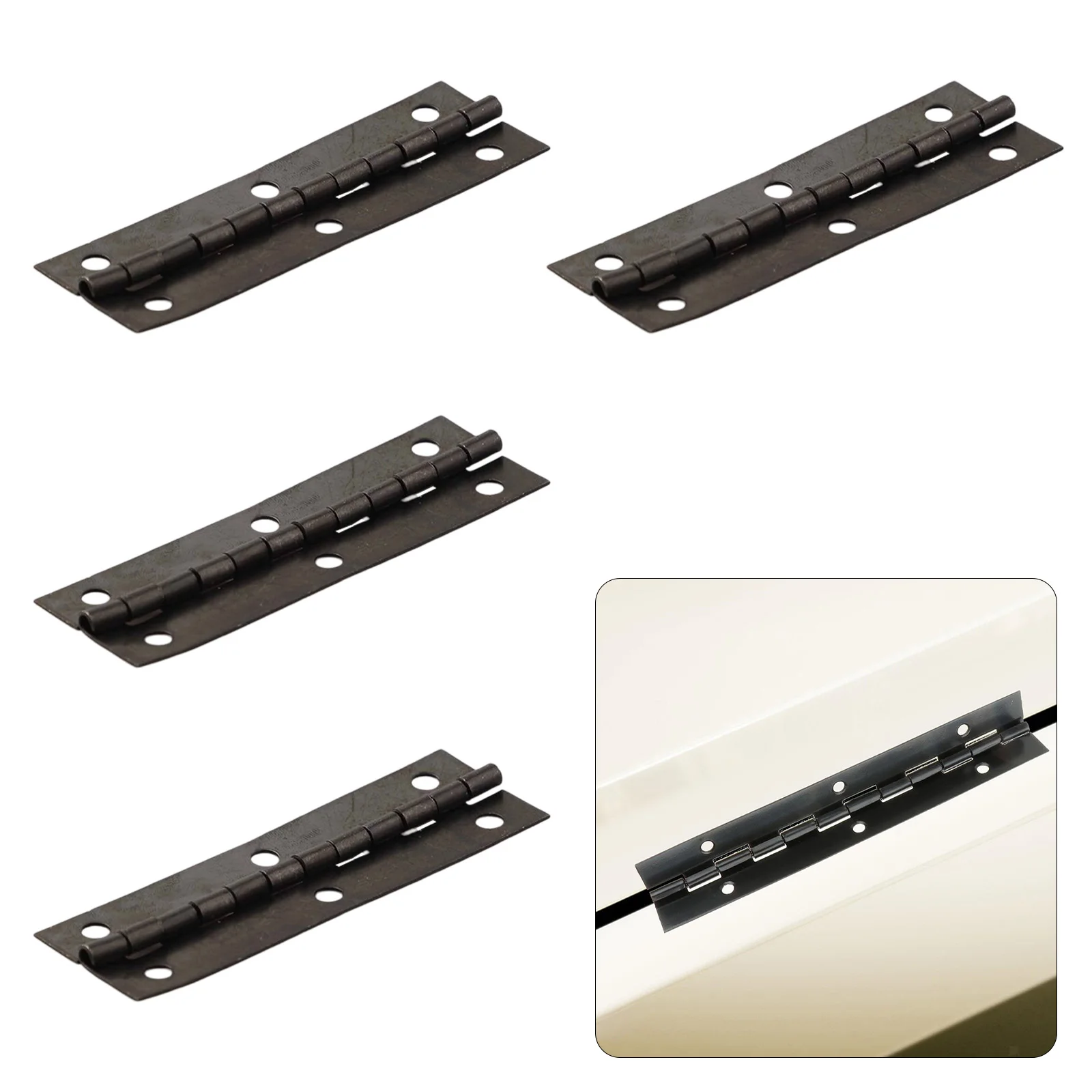 Vintage Furniture 75x23mm Cabinet Door Hinges 180 Degree Hinges For Furniture Furniture Hinge Black Iron Hinges