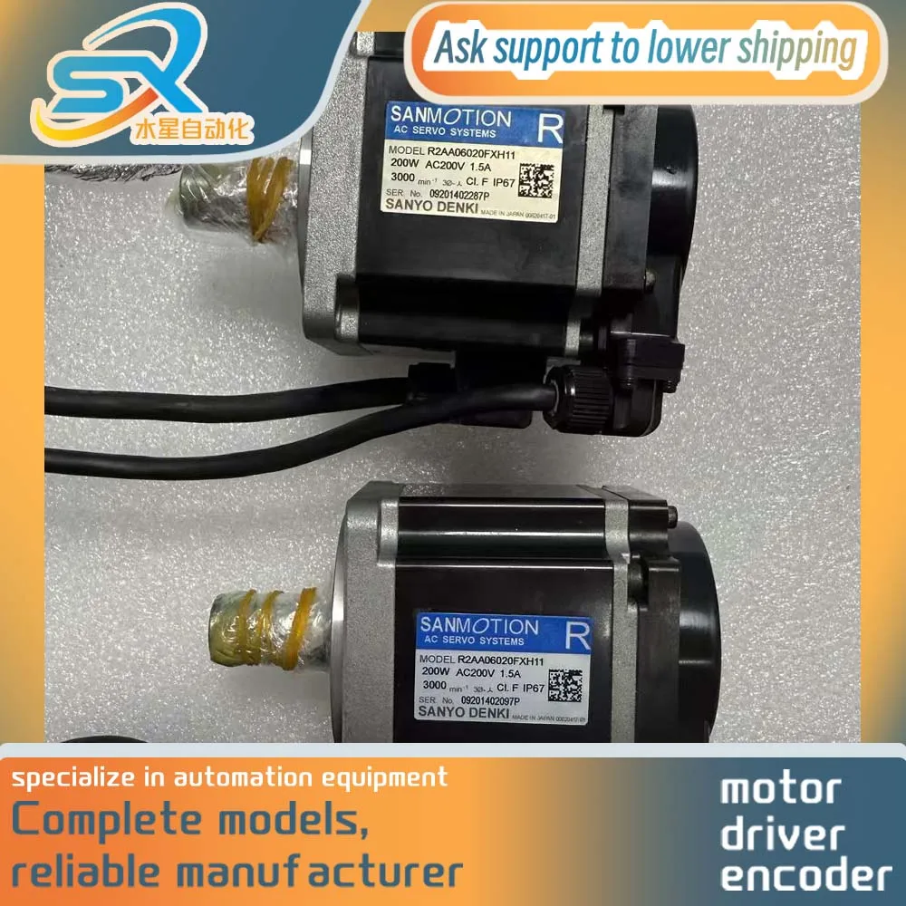 

Гарантированно оригинальный новый или б/у серводвигатель Sanyo R2AA06020FXH11 200W с гарантией один год/три месяца