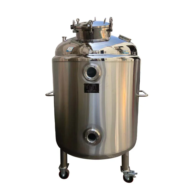 

Mobile vacuum milk temporary storage turnover insulated tank transit buffer