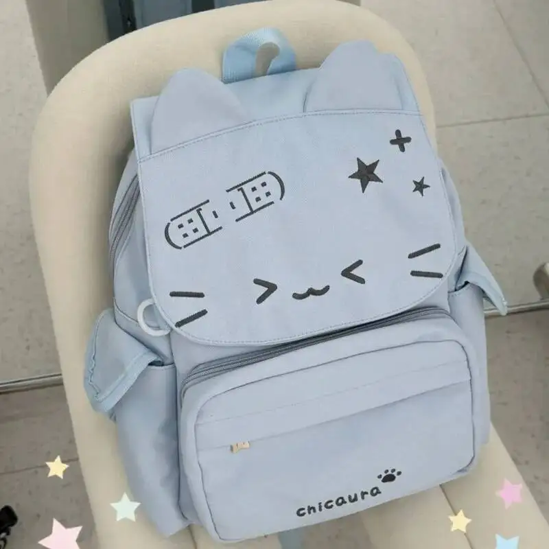 

Японские рюкзаки с милым котом и героями мультфильмов, большие вместительные студенческие сумки для книг, прозрачные карманы, сумки Harajuku Ita, Kawaii, школьная сумка для женщин