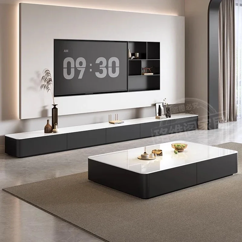 Living Room Console Tv Stands Floor Nordic Shelf Center Mid Century Display Tv Stands Cabinets Suporte Para Tv Home Furniture image 2