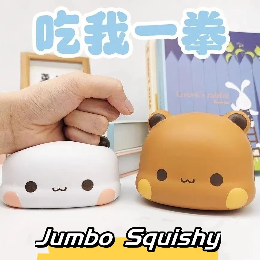 Yiers Bubu Dudu Jumbo Squishy Toy Yiers Mitao Panda Figure Fidget Stress Relief Toys Anti Stress Squeeze Toy Christmas Gift