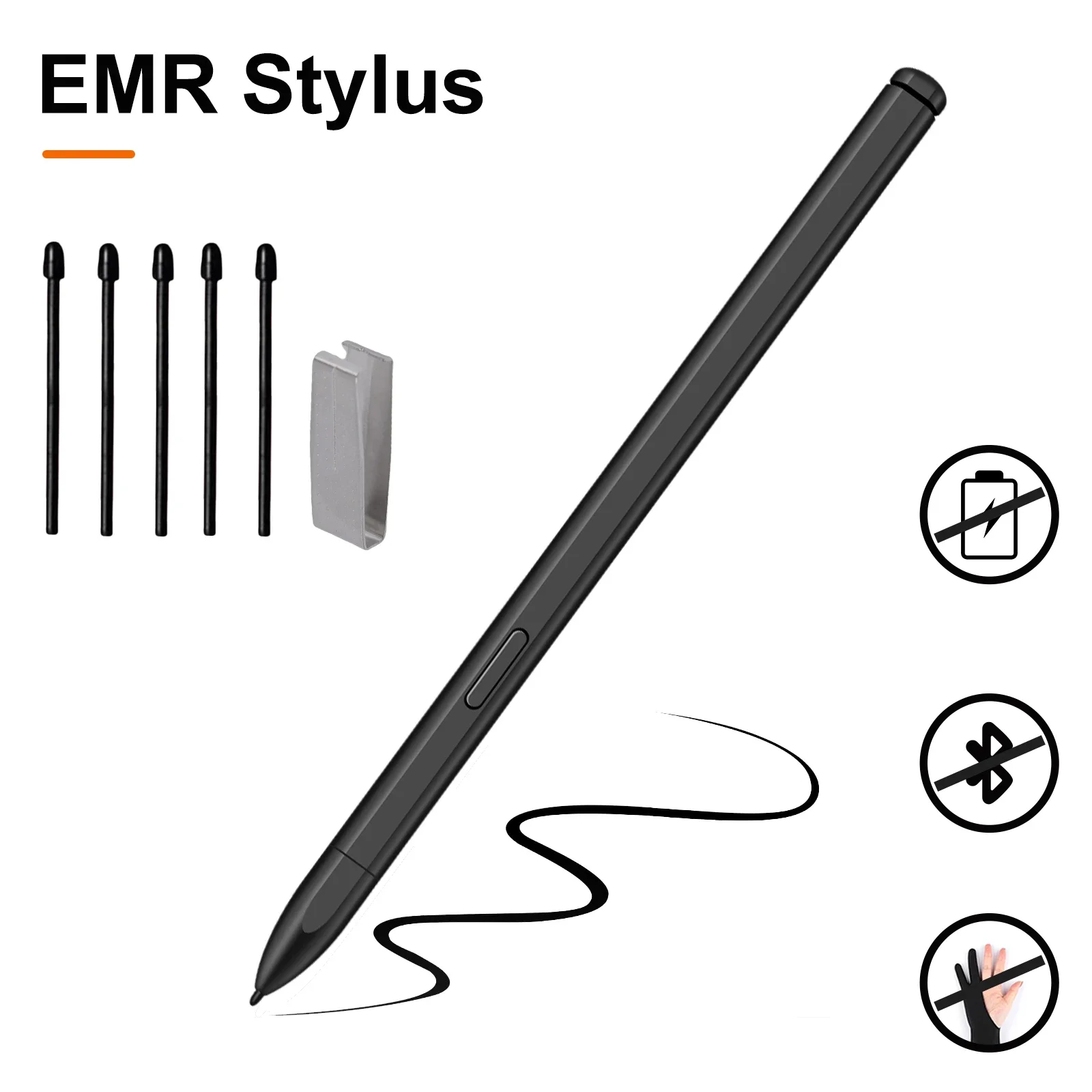 For reMarkable 2 Pen with 4096 Pressure Sensitivity Eraser Palm Rejection Tilt Sensing EMR Stylus Pen for reMarkable Accessories
