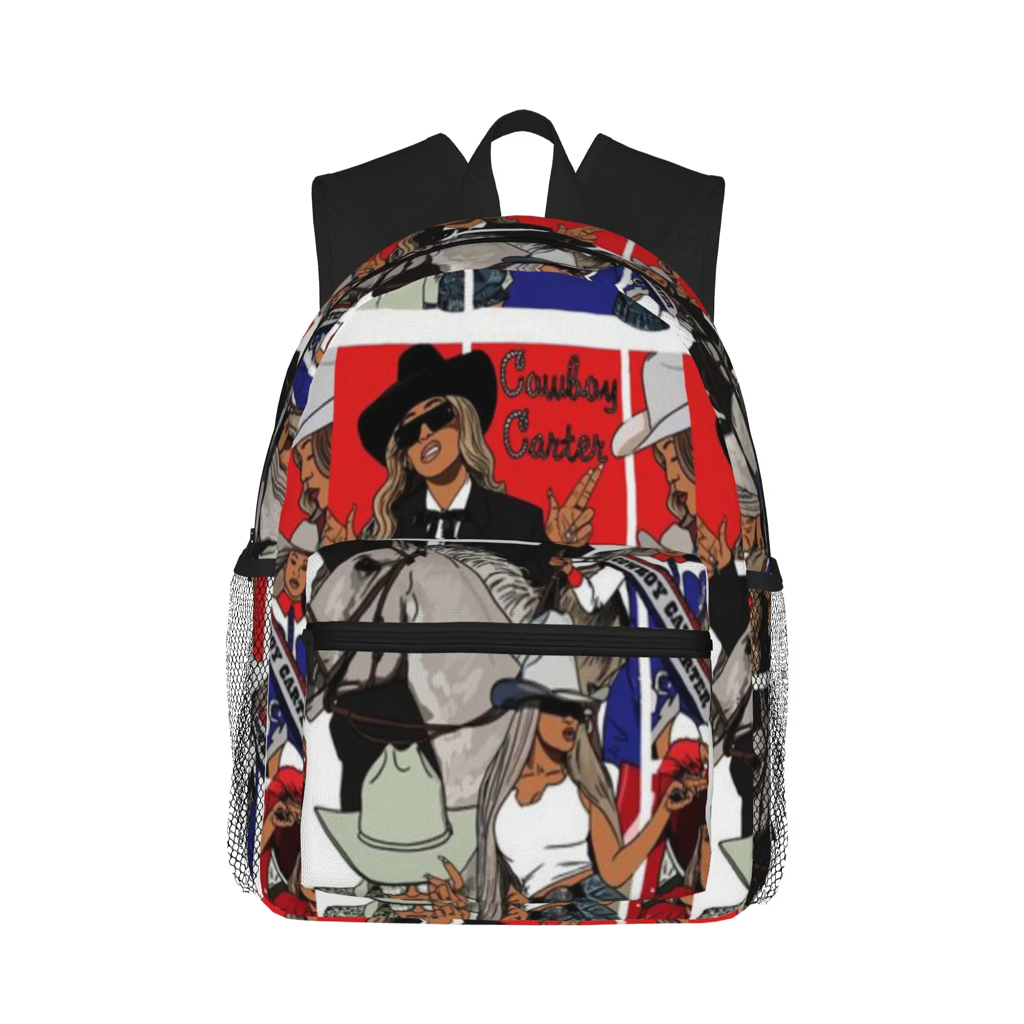 

Beyonce Cowboy Carter (WhiteTrim) Casual Backpack for Students and Adults Men's backpack