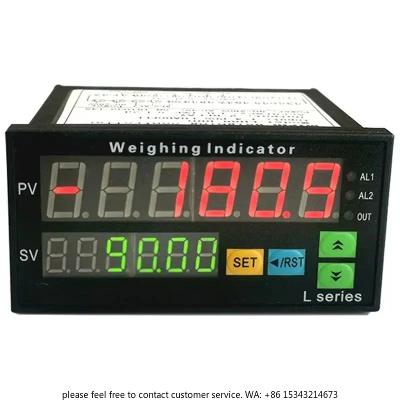 (LG86-RR4D) Filling Weighing Controller RS485 Fast/Slow Filling 6-digit LCD/LED Red/Green Display 90-260V AC/DC Power Supply