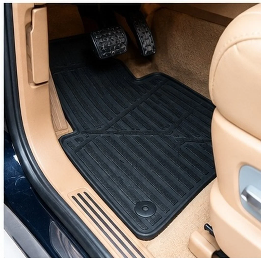 Heavy-Duty Rubber Car Floor Carpet Repair Patch Protective Mat Pad Anti-Slip Driving Safety Foot Pedal Pad Auto Carpet Patch
