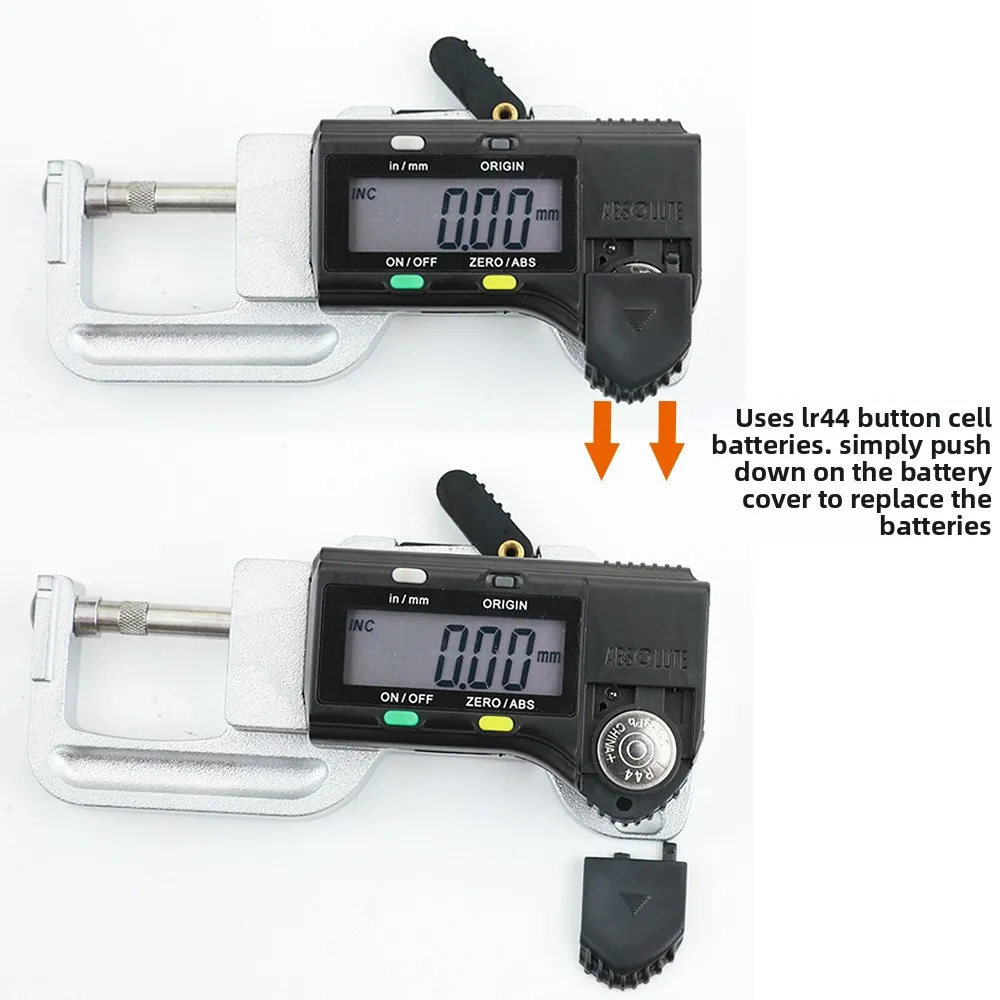 0-12.7 Mm 3-in-1 Digital Thickness Gauge Removable Horizontal Thickness Gauge 0.01MM Jewelry Diameter Measurement