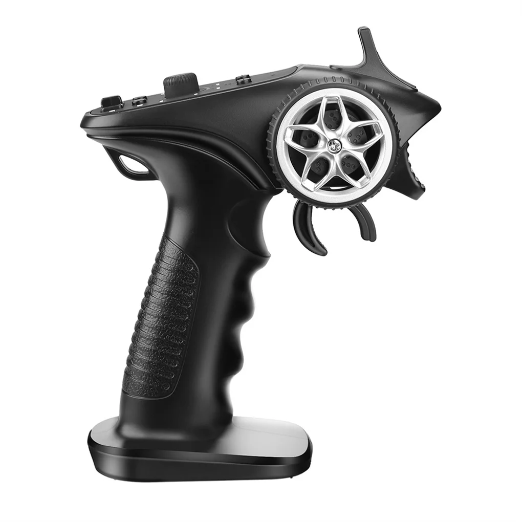 RC 2.4GHz รีโมทคอนโทรล 4CH เครื่องส่งสัญญาณวิทยุดิจิตอลพร้อม Gyro สําหรับ 1/8 1/10 RC Crawler รถเรือถัง SCX10 อะไหล่