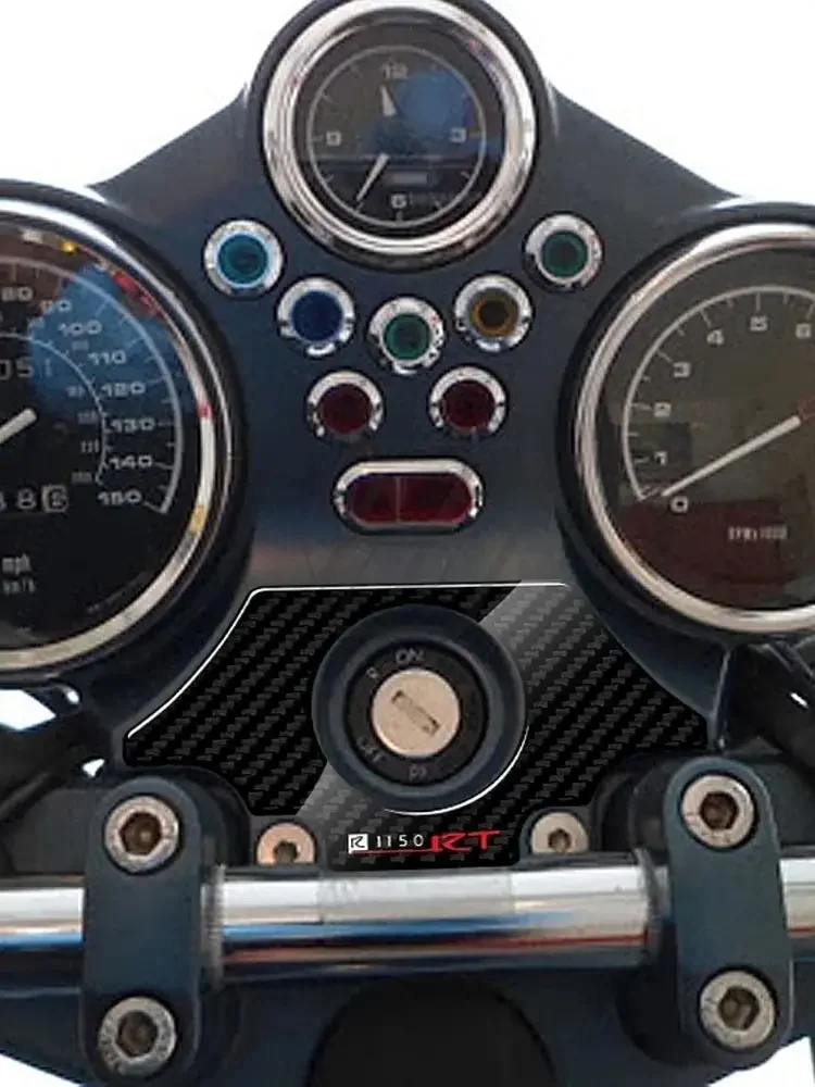 Défenseur à Triple joug supérieur, aspect carbone 3D, pour BMW Motorrad R1150R 2001 – 2005