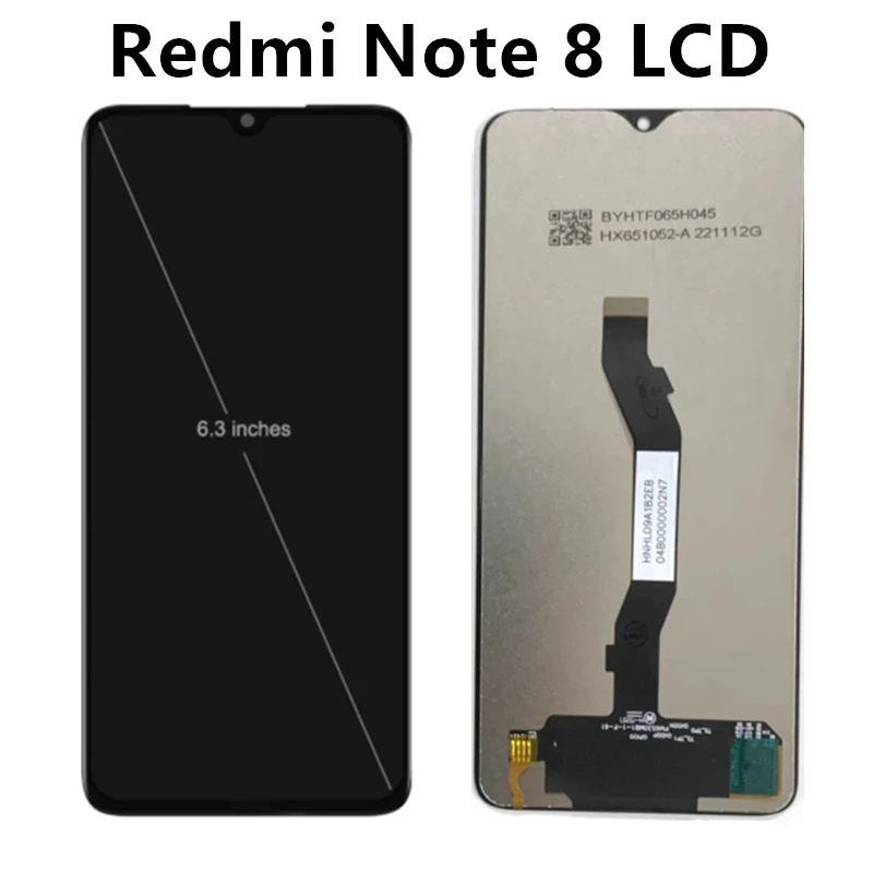 LCD Display Touch Screen Replacement for Xiaomi Redmi Note 8, 6.3 