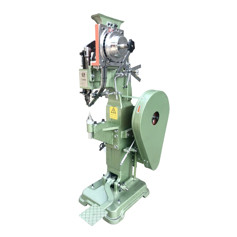 JZ-968MS Precision Automatic Feeding Tubular Riveting Machine for Helmets/Tags/Belts Customizable