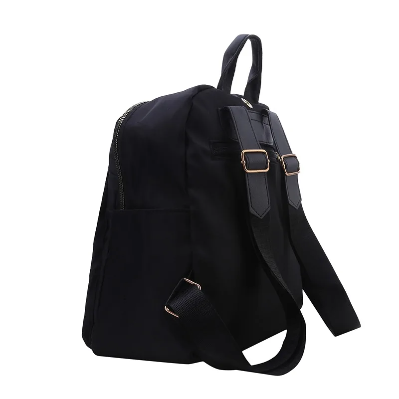 1Pc Oxford Cloth Women Fashion Backpack Large Capacity Black Casual Travel Backpack High Quality Ladies Bag New