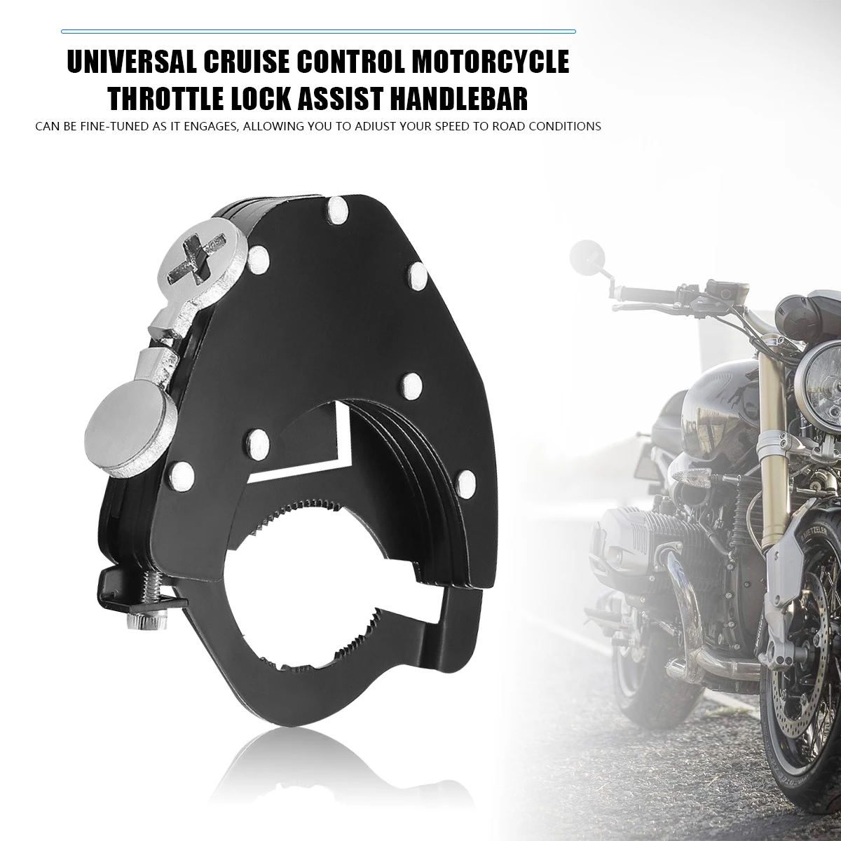 العالمي مثبت السرعة للدراجات النارية خنق قفل مساعدة المقود لسيارات BMW R1200GS ل KTM لسوزوكي لهوندا NC750 لياماها