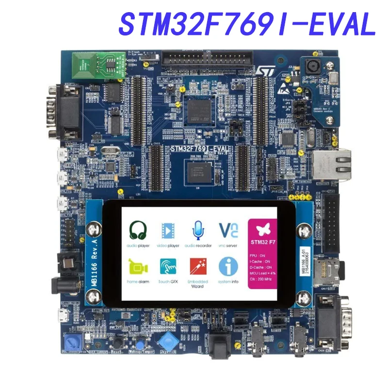 

STM32F769I-EVAL Development Boards & Kits - ARM Evaluation board with STM32F769NI MCU