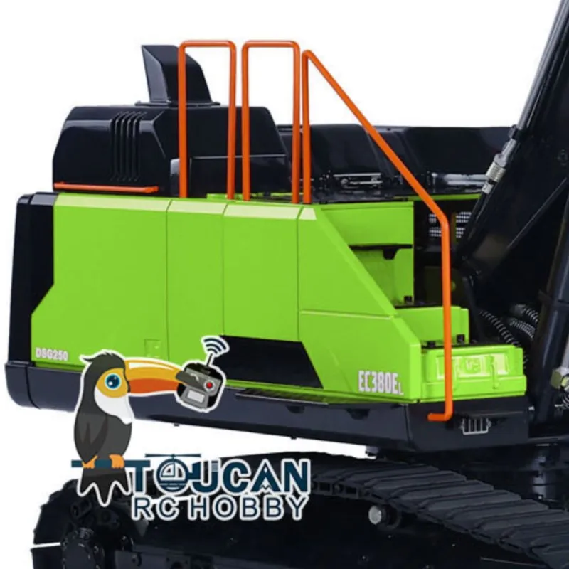 1/14 EC380 RC Hydraulische Graafmachine Metaal Elektrisch Gemonteerd Geschilderd Radio Control Graafmachines Bouwvoertuigen TH22524-SMT9