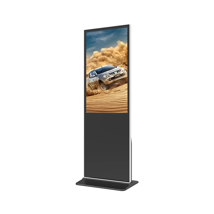 HUSHIDA Floor Standing Elevator Lcd Digital Signage Advertising Touch Display
