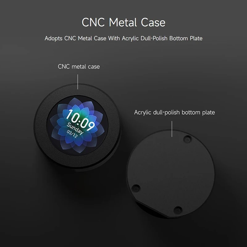 Waveshare ESP32-S3 مجلس التنمية 1.28 بوصة IPS شاشة LCD مستديرة 240 × 240 دقة GC9A01 عرض سائق رقاقة مع علبة معدنية باستخدام الحاسب الآلي #4