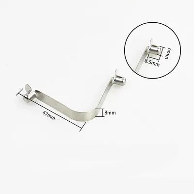 YYT 10 Buah V-shaped Spring Buckle 6Mm Spring Buckle Steel Sheet Stainless Steel Vertical Spring Sheet