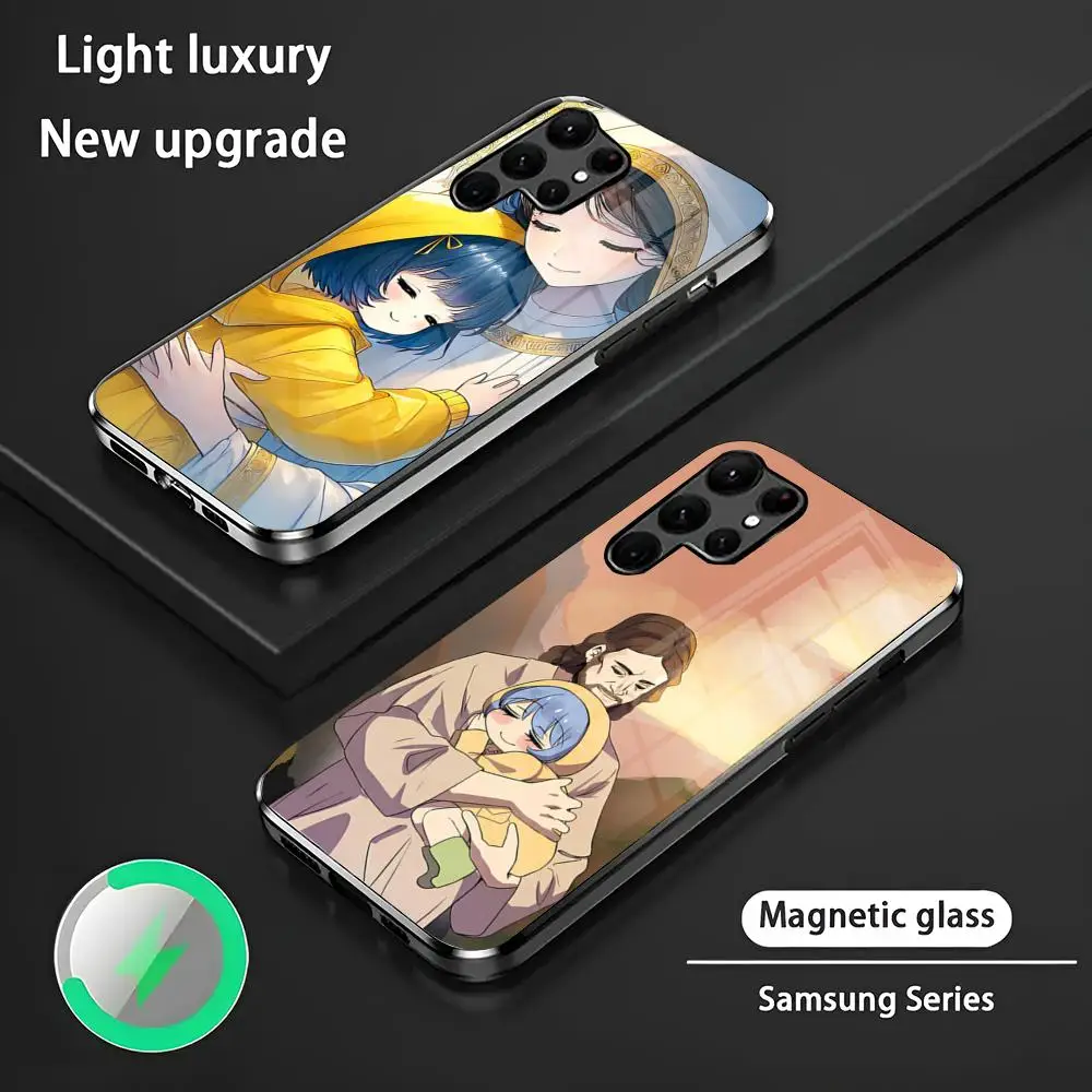 Anime Mascot Of The Catholic Church Luce Phone Case S24 Ultra Cases Celulares For Samsung S24 S23 S22 S21 S20 Plus Ultra Note20