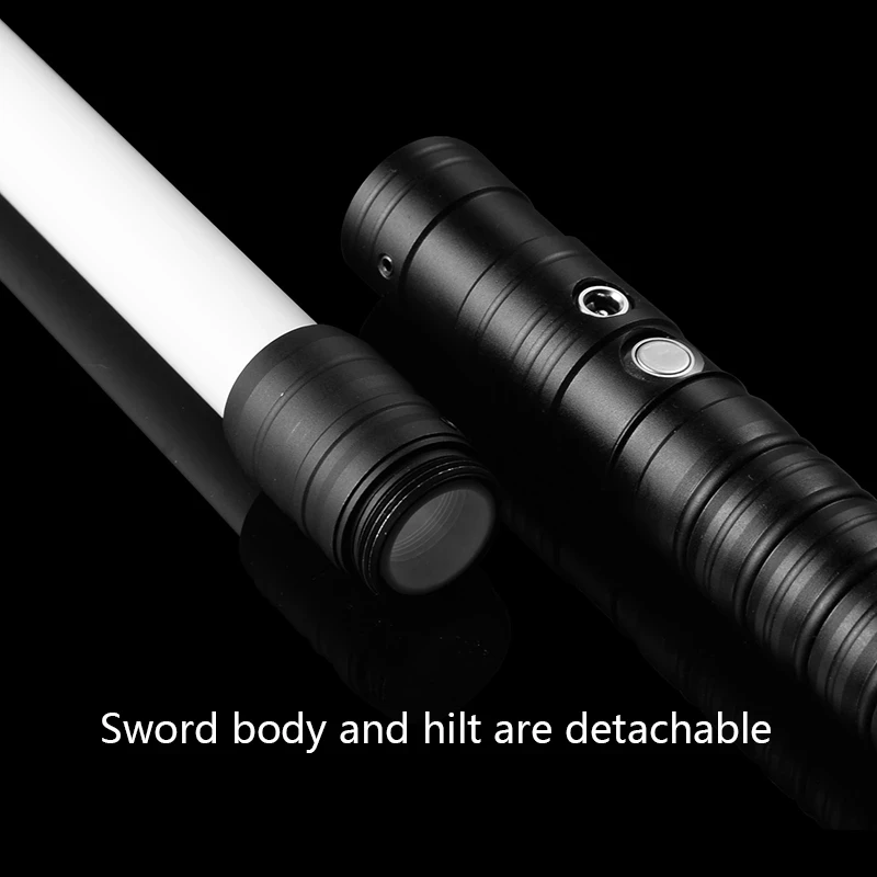 Neo Pixel Lightsaber Xenopixel Metal Light RGB Laser Saber Sword Toys Sword Heavy Dueling Sound Light Saber Cosplay Stage puntelli