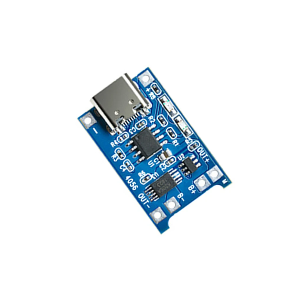 1-10Pcs 5V 1A TYPE-C Micro USB 18650 TC4056A Lithium Battery Charging Board Charger Module with Protection Dual Functions TP4056