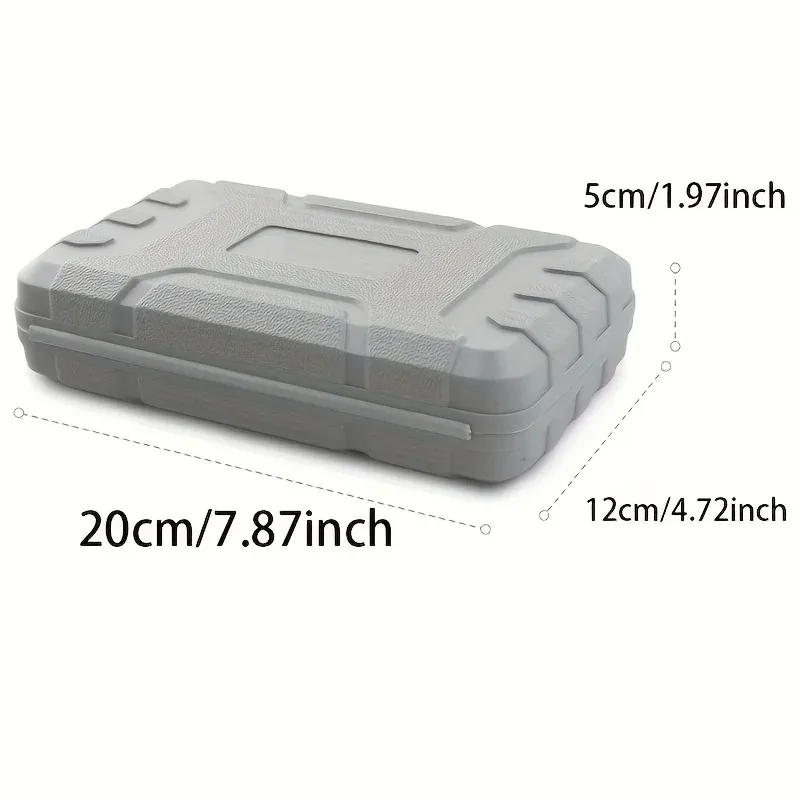 24Pcs Automotive Emergency Tool Kit Portable Car Repair Tool Set with Hammer Pliers Screwdrivers Tape Measure Case