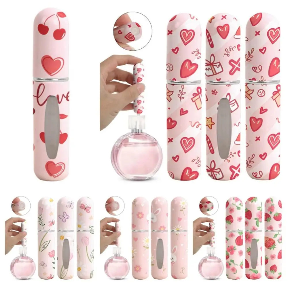 5 ミリリットルミニ香水ボトル詰め替えスプレーアトマイザーボトルスプレー回転ボトルエッセンシャルオイルアルコール空の化粧品容器