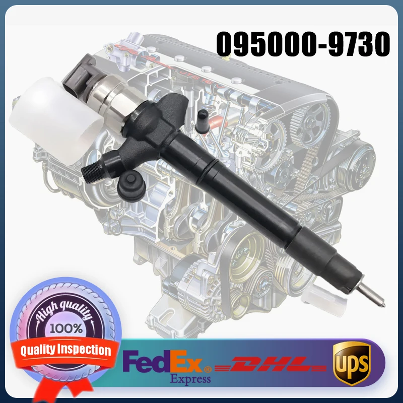 

095000-9730 23670-51031 Common Rail Fuel Injector for Toyota Landcruiser 200 series 1VD-FTV 4.5L Diesel Engine