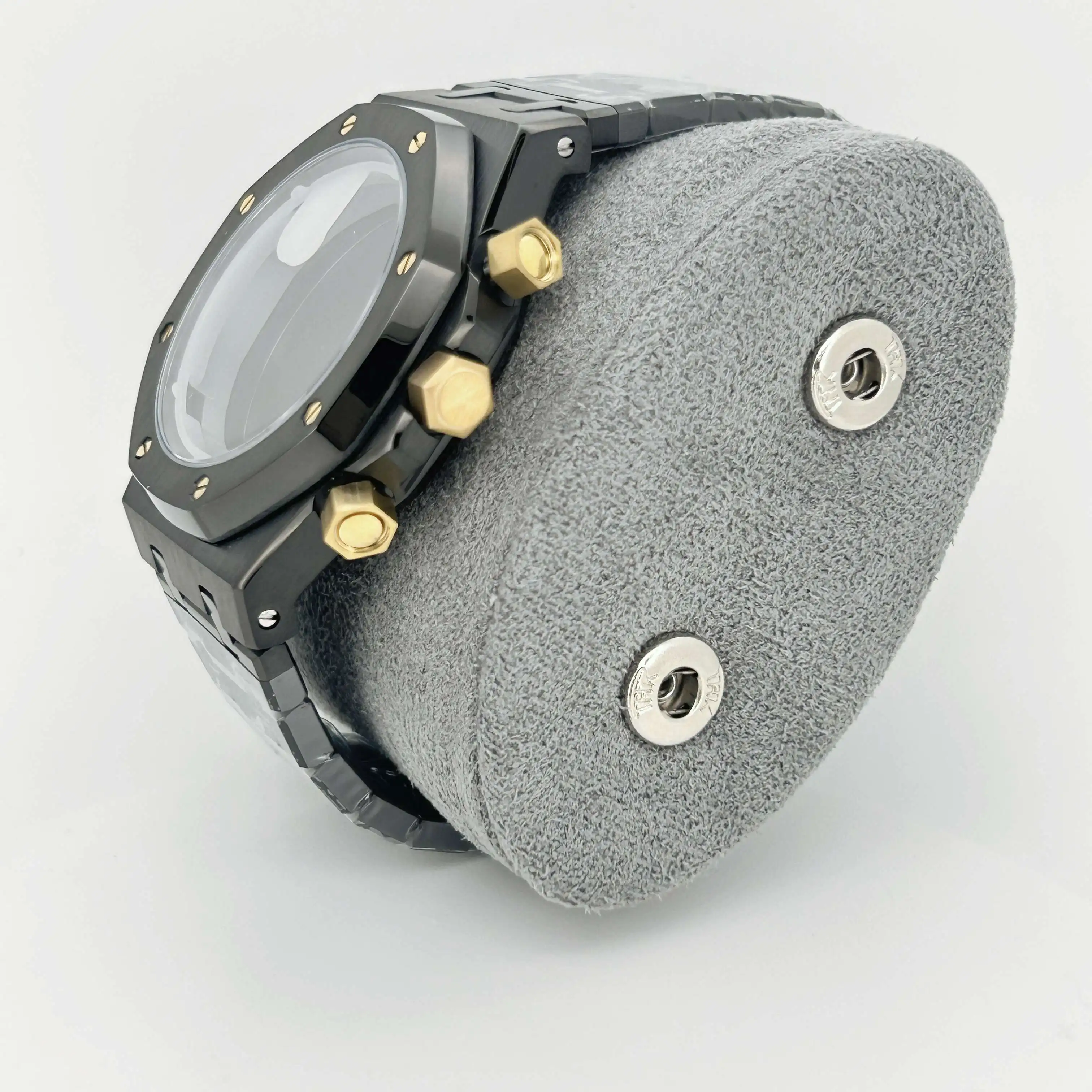 Модифицированные серебряные аксессуары для часов 42 мм для фермерского дома, дубовый восьмиугольный корпус, сапфировое зеркало VK63 VK64, корпус кварцевого механизма, указатель