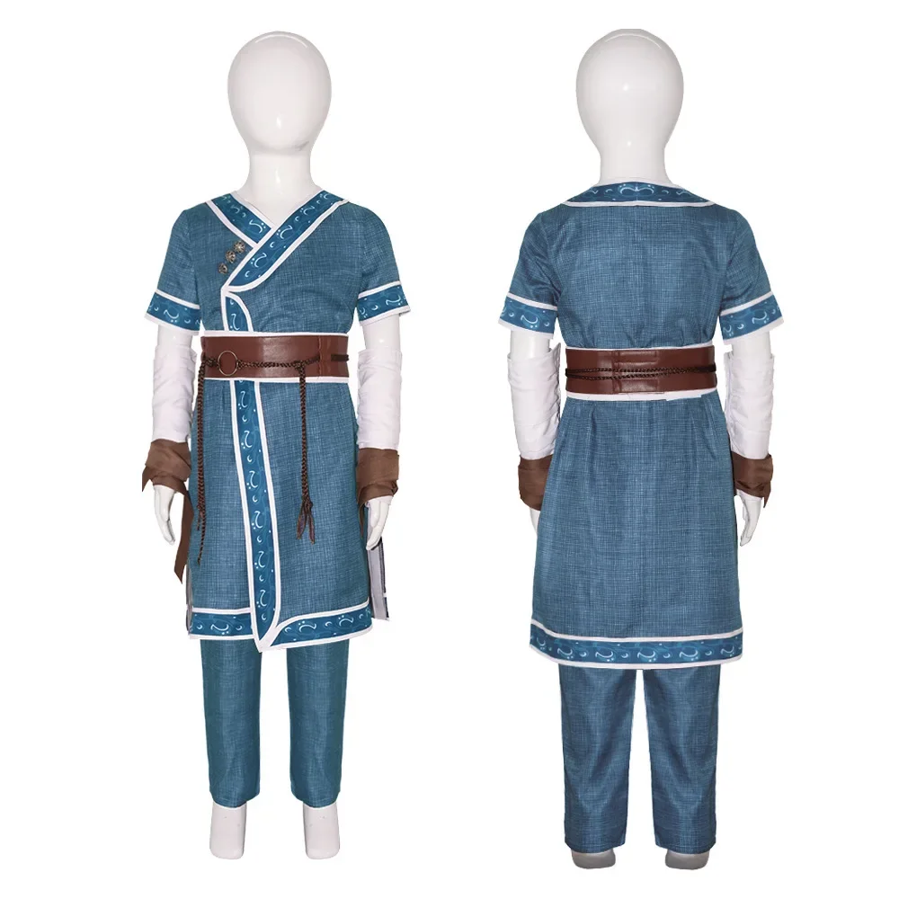 Avatar The Last Airbender Aang Katara Costume Cosplay Women Men Jumpsuit Outfits Halloween Carnival Suits Uniform Comic Con