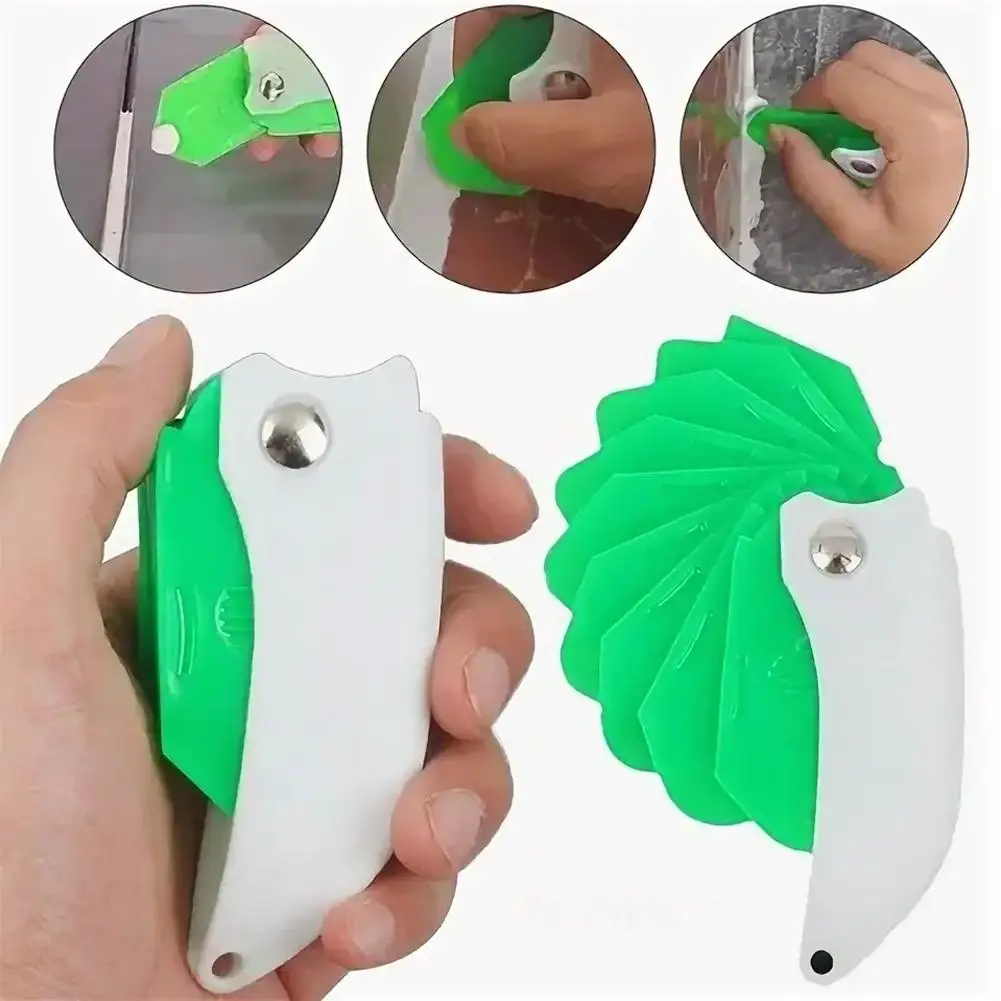 9-in-1 Silicone Caulking Tool Professional Sealant Spreading Joint Sealant Spreader Spatula Tile Window Grout Edge Removal Tool