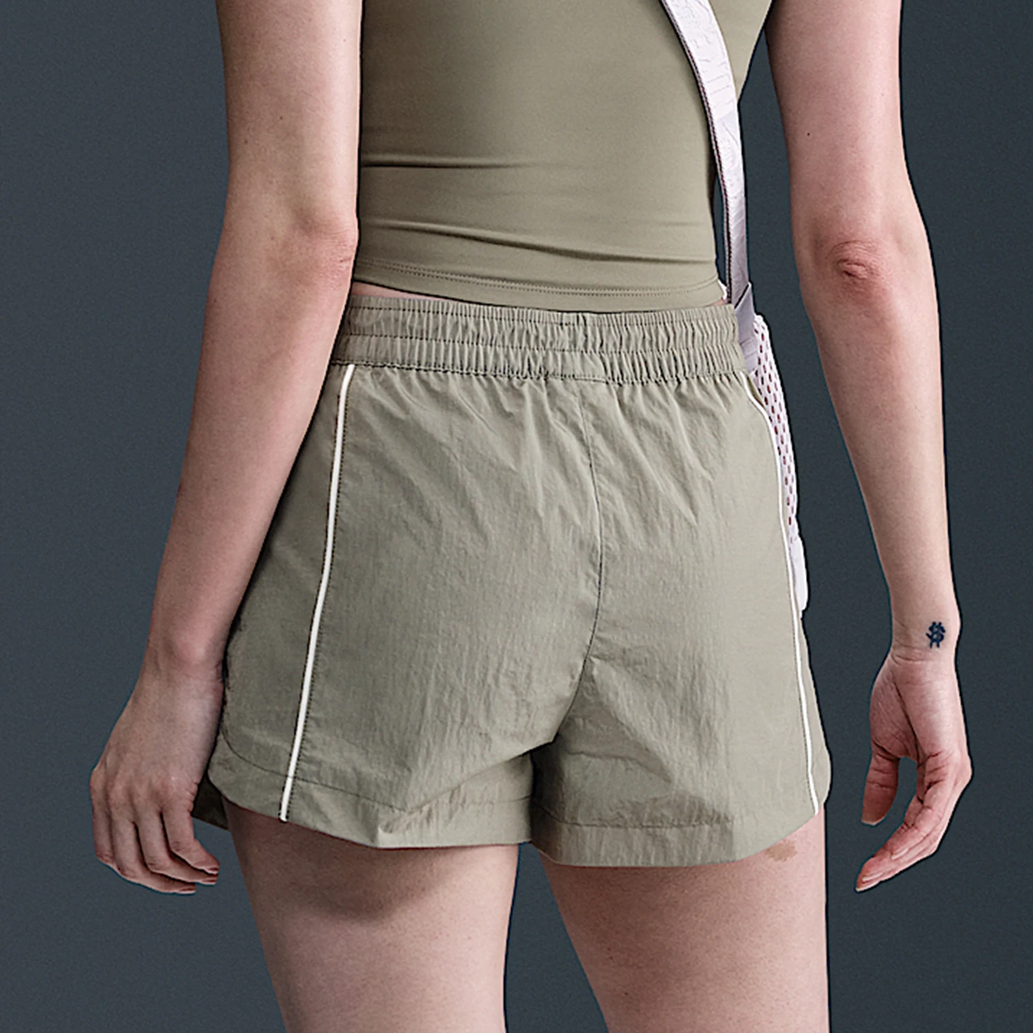 Nike genuíno 2025 feminino tecido esportivo respirável corrida ao ar livre shorts FV7501-320