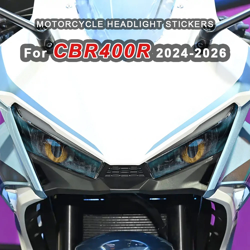 Cool Head Light Stickers For Honda CBR400R CBR 400 R 400R 2024 2025 Motorcycle Headlamp Decals Motorbike Sticker Accessories