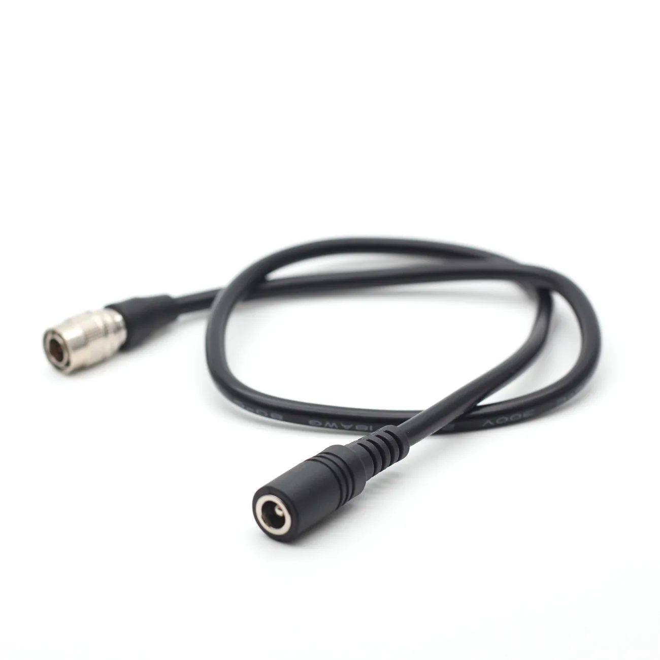 DC 2.5mm Female to Hirose 4-pin Power Cable for ZOOM F4 F8 Sound Devices 688 644 633