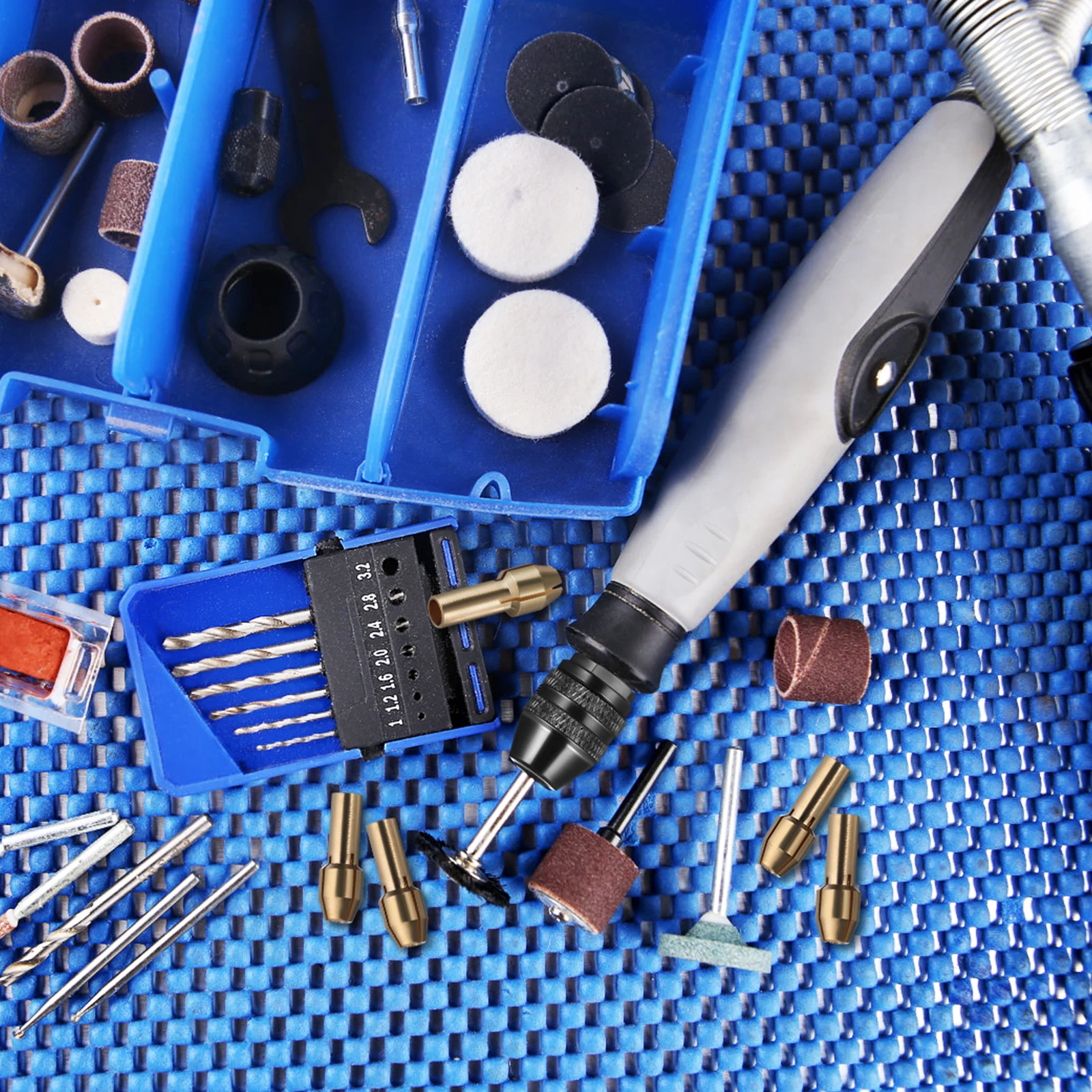 

1Set Copper Drill Bit Collet Set Universal Drill Chuck Adapter Electric Grinder Rotary Tool Collet Die Grinder Chuck Tool