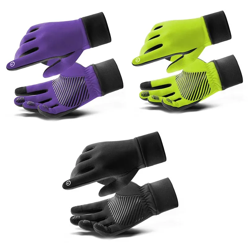 

Autumn and winter warm gloves, cycling gloves, men's and women's windproof and non-slip gloves, running and outdoor sports glove