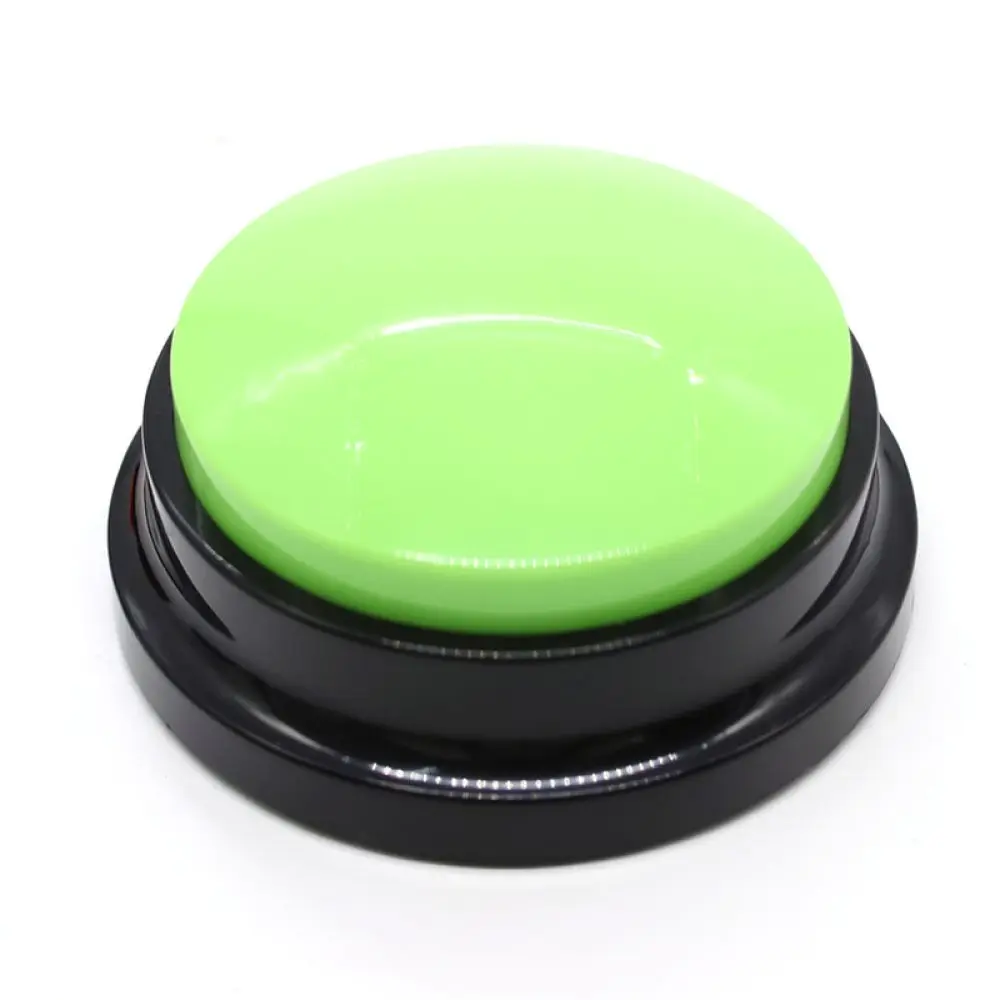 Pet Communication Button Recordable Voice Training Toy For Dogs Interactive Speech Learning Device Simple Press Tool