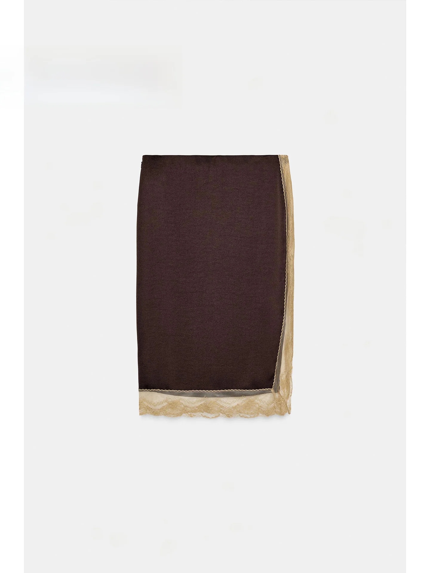 กระโปรงทรงเอ สไตล์ลำลอง ผ้าลูกไม้สวยงาม ดีไซน์ผ่าข้าง ความยาวปานกลาง ทรงเข้ารูป ให้ความรู้สึกหรูหรา  ฤดูใบไม้ผลิ 2026