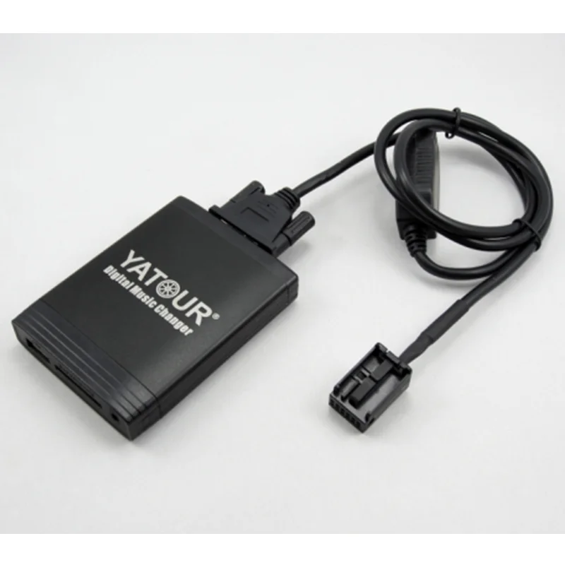 Yatour Digital Music zmieniarka CD Bluetooth zasilacz samochodowy AUX USB karta SD Adapter do RD4 Peugeot 207 307 308 407 Citroen C2 C3 C4