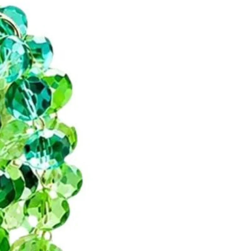 Beaded Plant Car Charm Multi-Beaded Crystal Hanging Plant Charms High-temperature Resistance for Bohemian-Style Decor Enthusiast