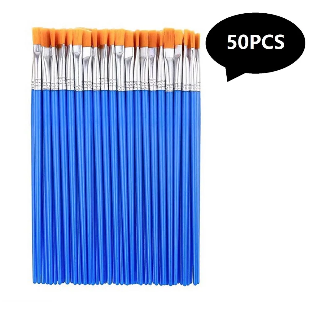 50Pcs Paint Brushes…