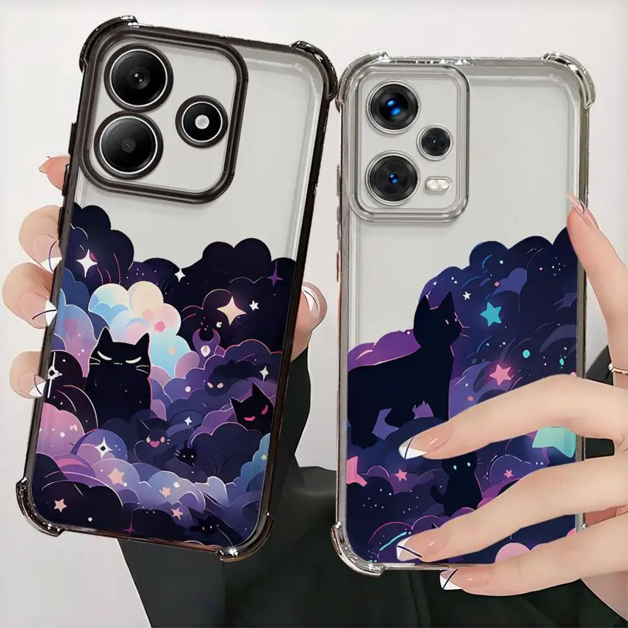 Black Cat Starry Ni…