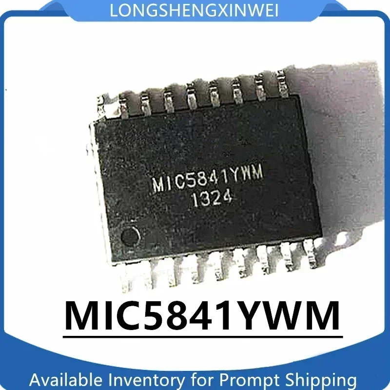 1PCS MIC5841YWM MIC5841 SOP18 New 8-bit Serial Input Latch Load Driver Chip Original in Stock