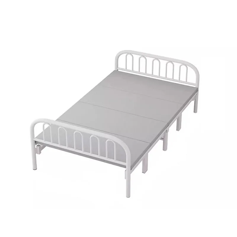 Portable Folding Bed Thickened Double Bed Office Nap Rental Room Hard Board