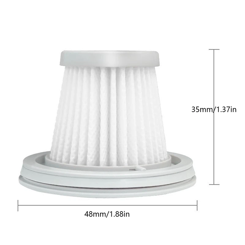 Filter Hepa untuk Xiaomi Mijia Vacuum Cleaner cocok untuk layar Filter Vacuum Cleaner genggam portabel (2 set)