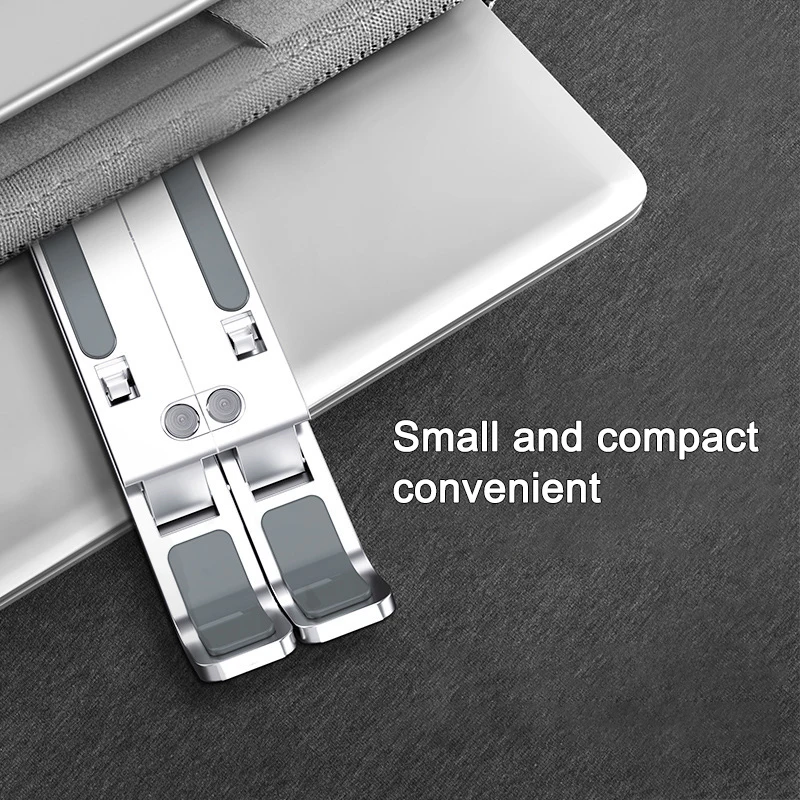 Stojak na komputer ze stopu aluminium Stojak na laptopa Rozpraszanie ciepła Przenośna podstawa Składana, kompaktowa i łatwa do przenoszenia