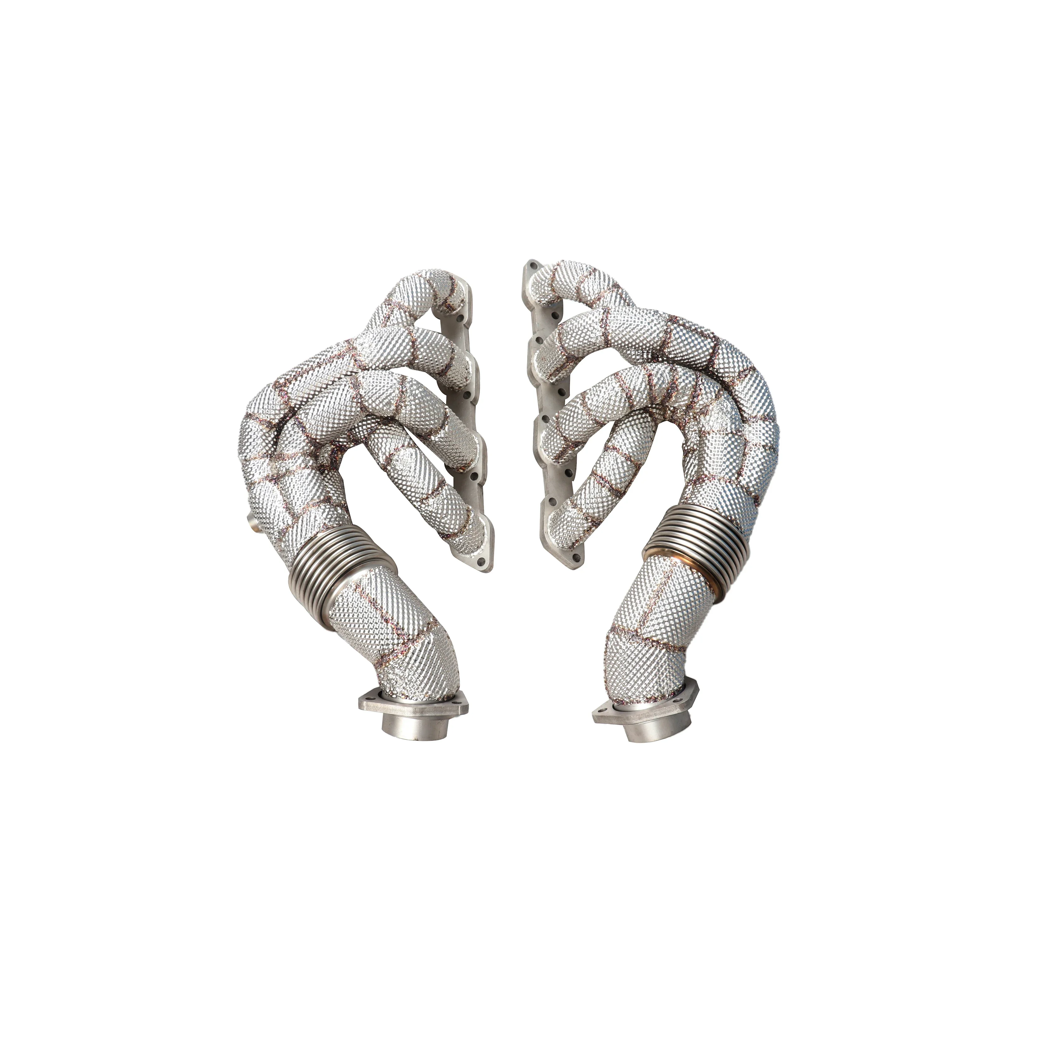 CSZ Exhaust Pipes Manifolds For Ferrari F430 4.3L V8 SS304 Headers