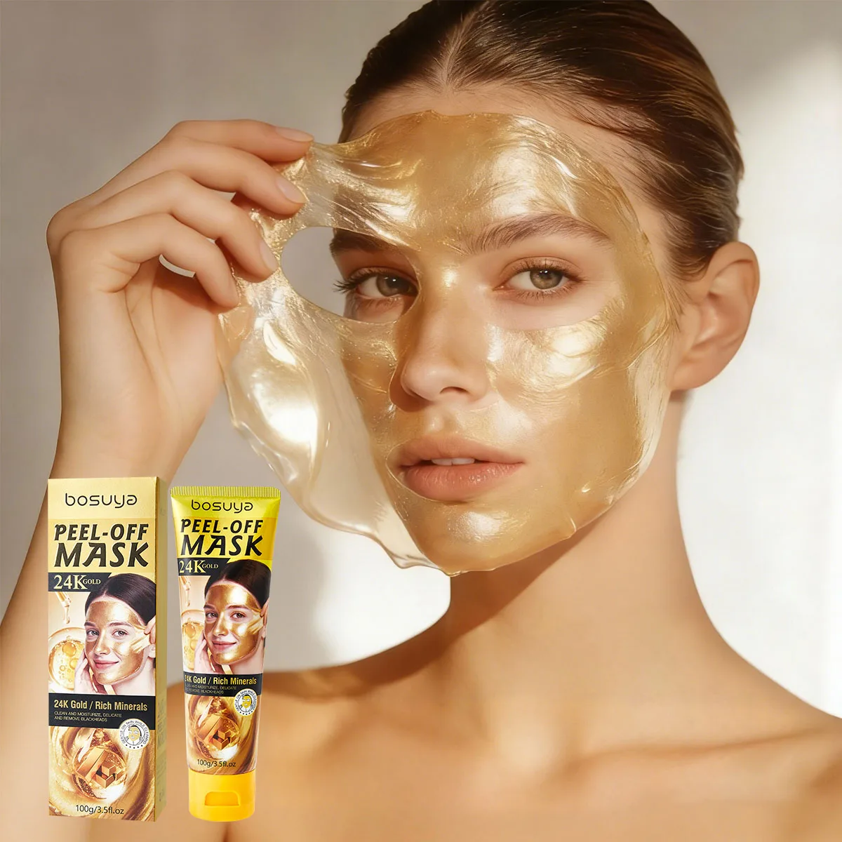 Tear the Facial Mask, Clean and Control Oil, Clean Pores, Moisturize Deeply, Nourish and Care the Face